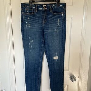 J Crew Factory Distressed Slim Jeans. Size 32